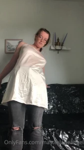 masterjadeangel - Jeans and a slip tease 