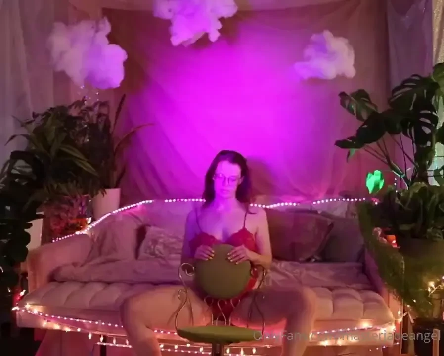 When your roomie walks in on you making content lol oops 