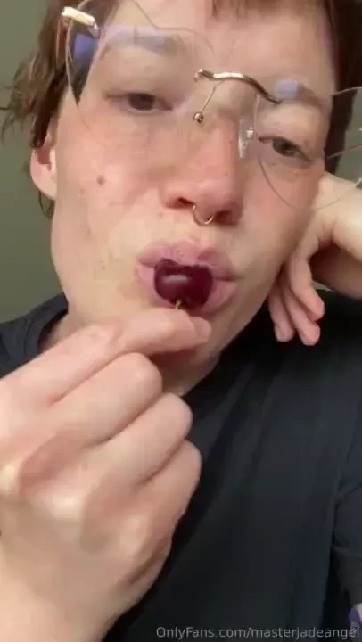 Just eating some cherries 