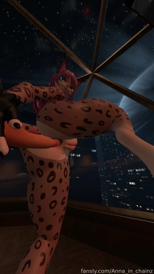 Pssst i got goodies fyp vrc lewdtuber vrchat snowleopard yiff anal part 2 