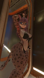 Hey there doing okay fyp lewdtuber furry yiff vrchat snowleopard