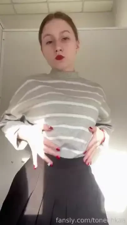 Striptease i dance and gradually undress taking off my jacket skirt 