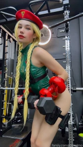 Cammy set is finally here enjoy a variety of pics of cammy at the gym part 6
