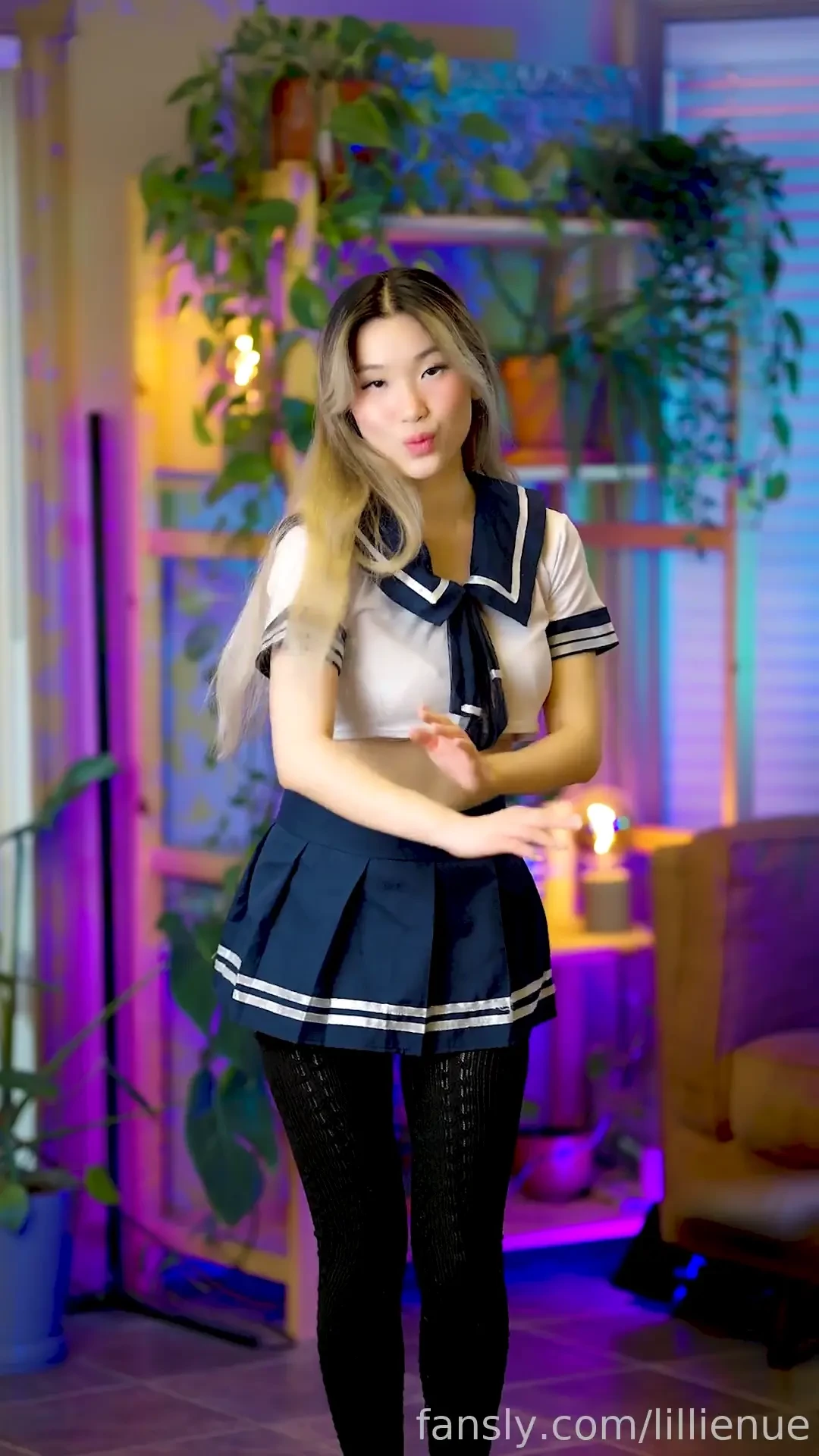 Be my senpai asian egirl dance cute cosplay bigtits boobs petite fyp 