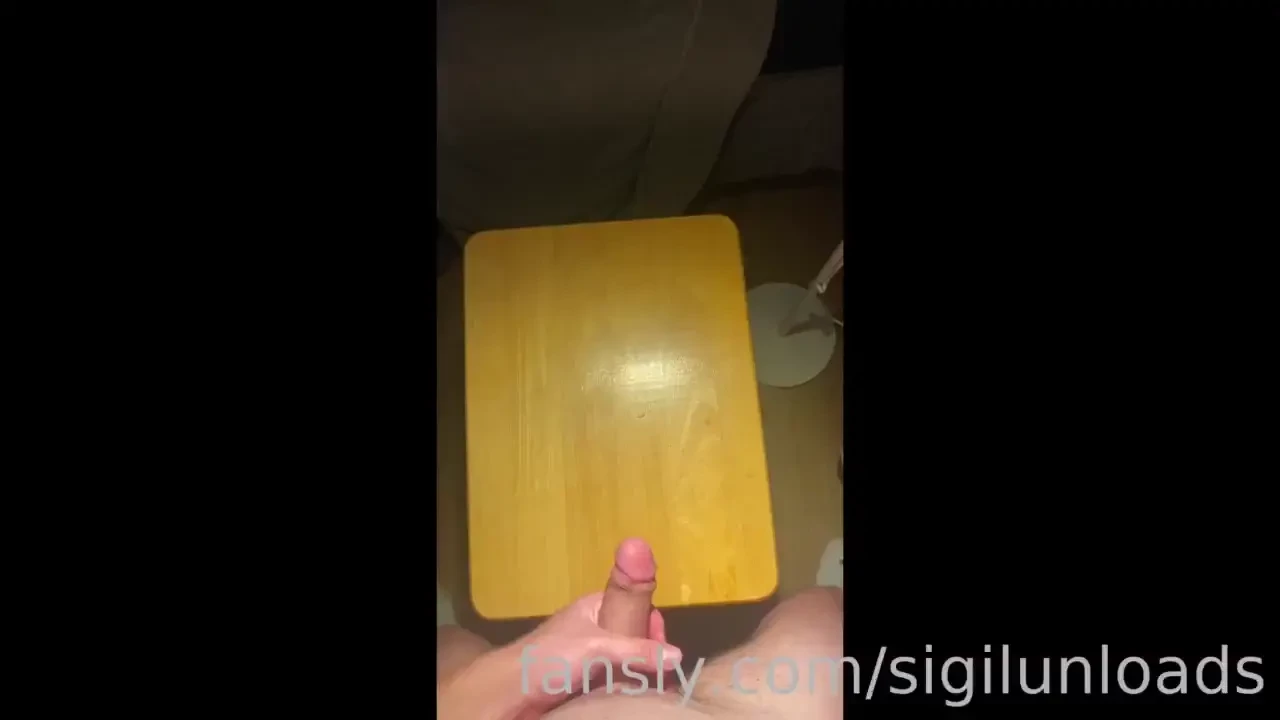 Painting the table a new color today fyp cum cumshot cumload 