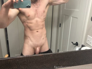 Pre shower nude dick male naked mirror part 1