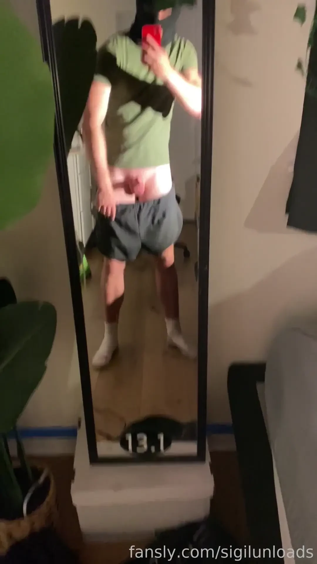 Started the day working ended the day teasing you tease mirror nude 