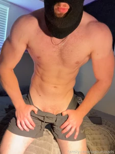 Feeling good might cum later fyp muscle muscular gay bi