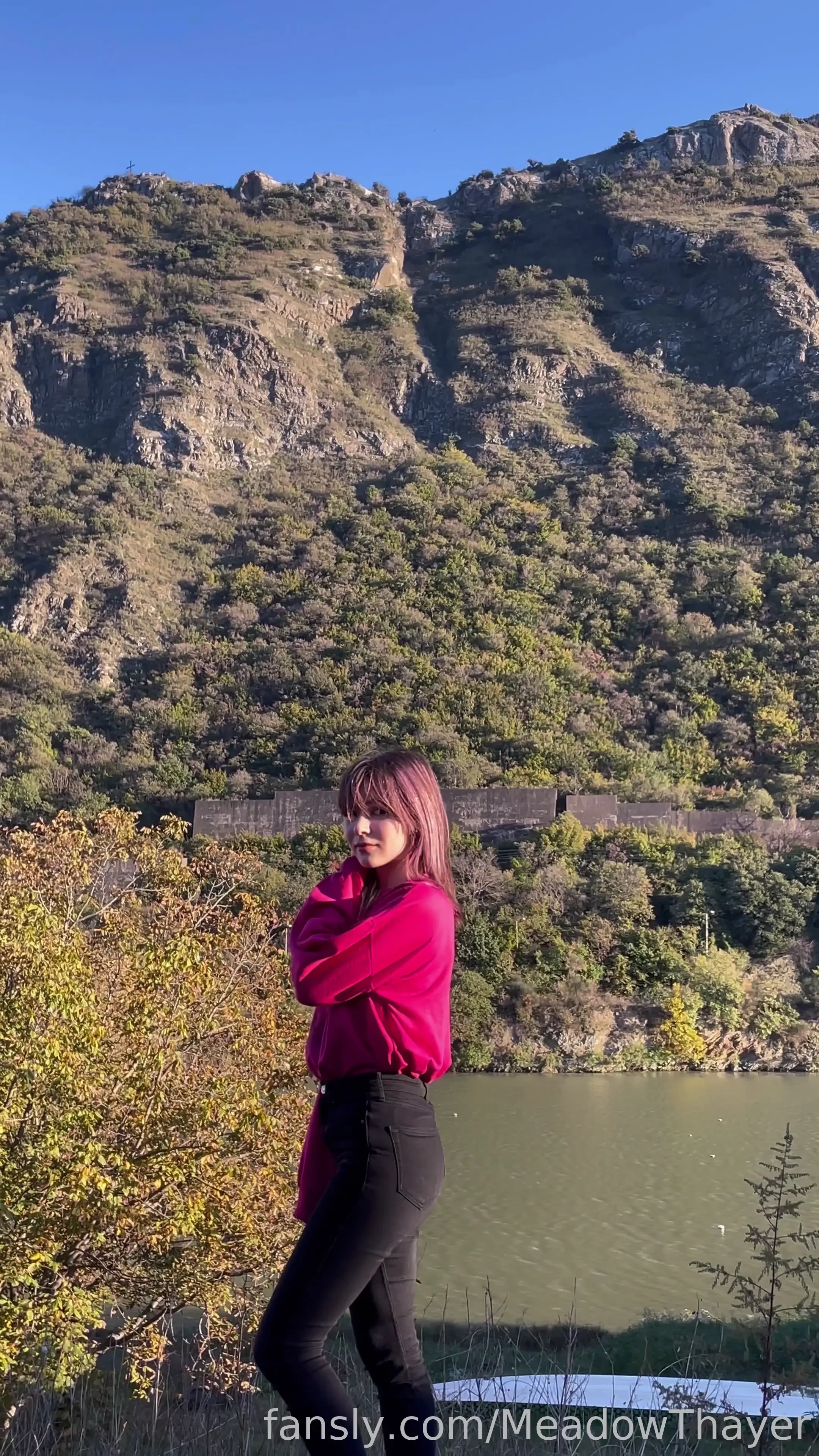 I want to share this beautiful mountain view with you i think it would 