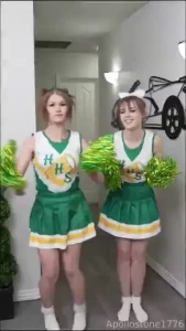 Chrissy from stranger things gets a new friend and they suck and fuck