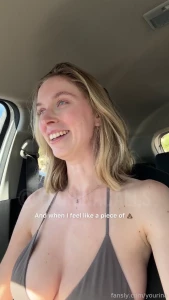 Bigboobs natural glasses nerdy blond goofy nextdoor jugs fyp bikini