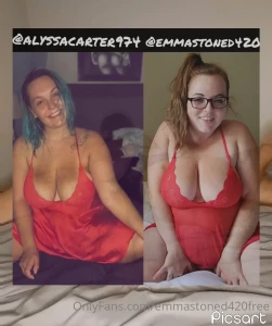 emmastoned420free - My beautiful friend alyssacarter974 and i if your into girl on girl 