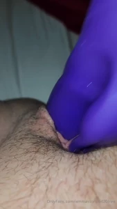 emmastoned420free - Upclose with my thrusting dildo already posted for free on my paid 