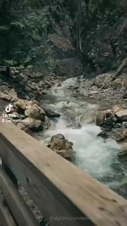 Tits out at a waterfall no better way to spend the day part 1 