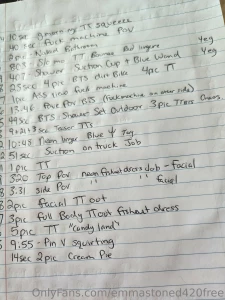 Here s a little list of my paid pages content from march till now i part 4
