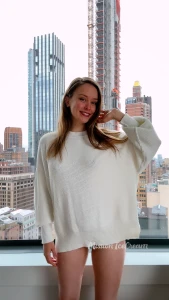 It s so cold i finally had to put on a sweater fyp natural tease pussy part 1