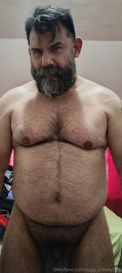 Daddy tugg is hot and sweaty after gym activities 