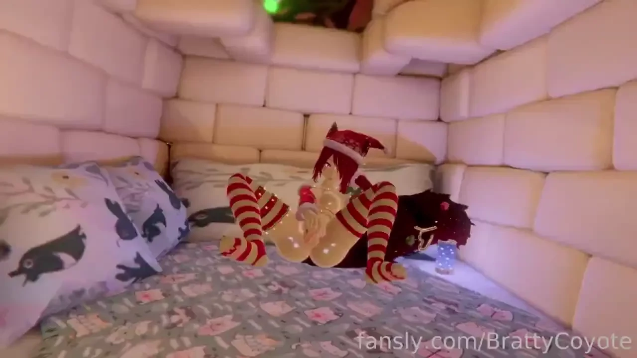 Come warm up with me in my igloo vtuber lewdtuber vr petite xmas 