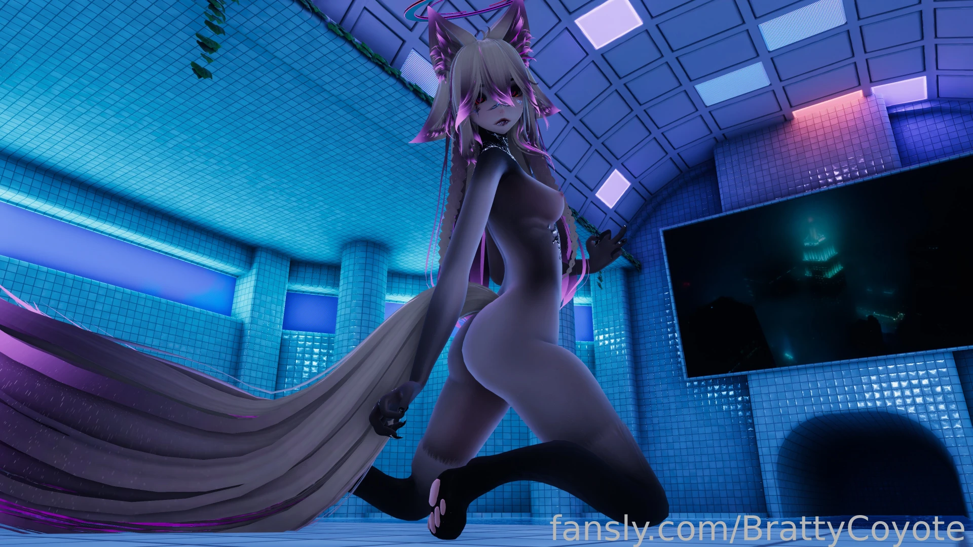 Pools vtuber lewdtuber vr petite liminal 