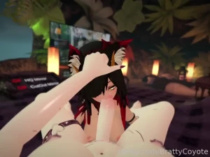 Pov nice deep throat vtuber lewdtuber vr petite futa pov bj