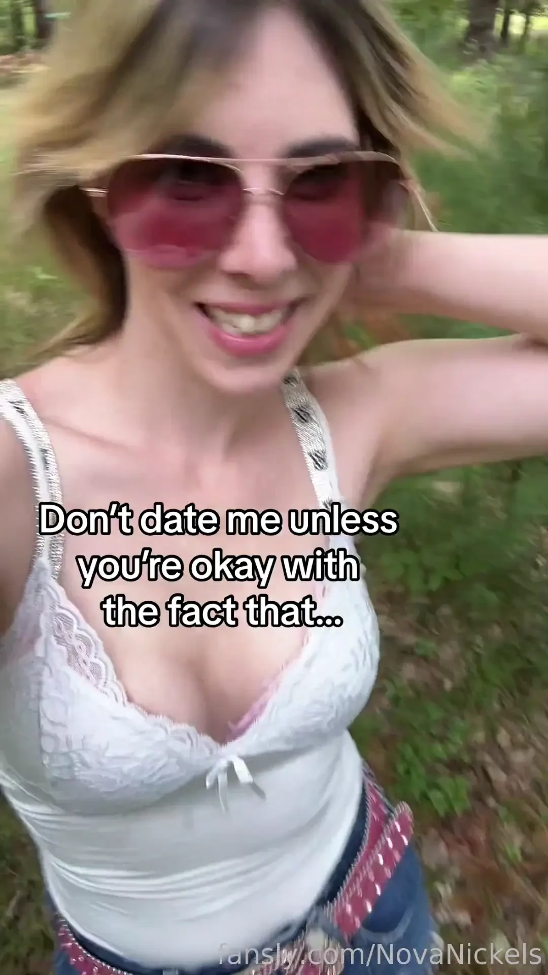 Don t leave a heart unless you are milf hotmom mombod outdoors public 