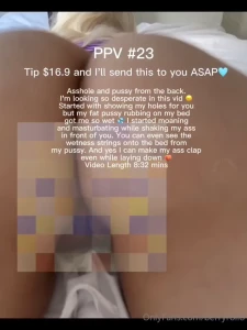 Tip 16 9 under this post and i ll send it to you asshole and pussy