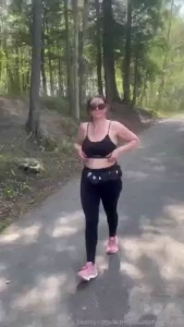 Little naughty walk after today s live stream i had company on this