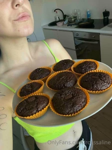 My mouth is full of saliva it s incredibly delicious today i baked