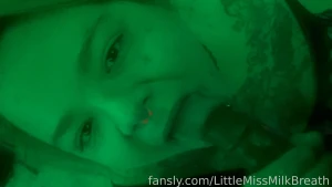 Do i look cute on my knees mouth full and all messy just for you part 3