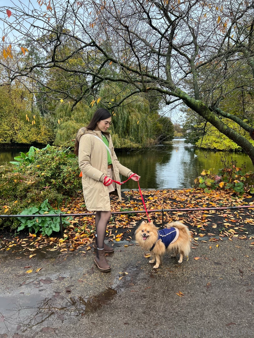 I had such a long day walking my dog amp feeding squirrels i look a 