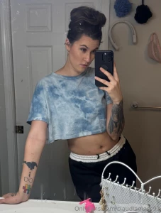 My attempt with my hair up