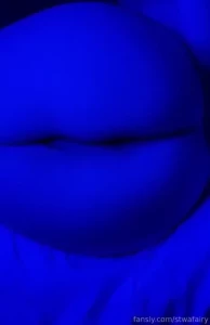 Blue neon lights body pussy boobs asshole ass part 1