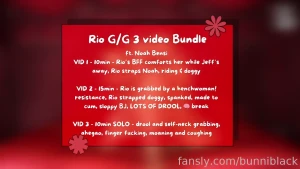 Rio g g 3 video bundle ft noahbensi vid 1 - 10min - rio s bff comforts