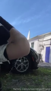 I ended up going to church and getting caught peeing right outside