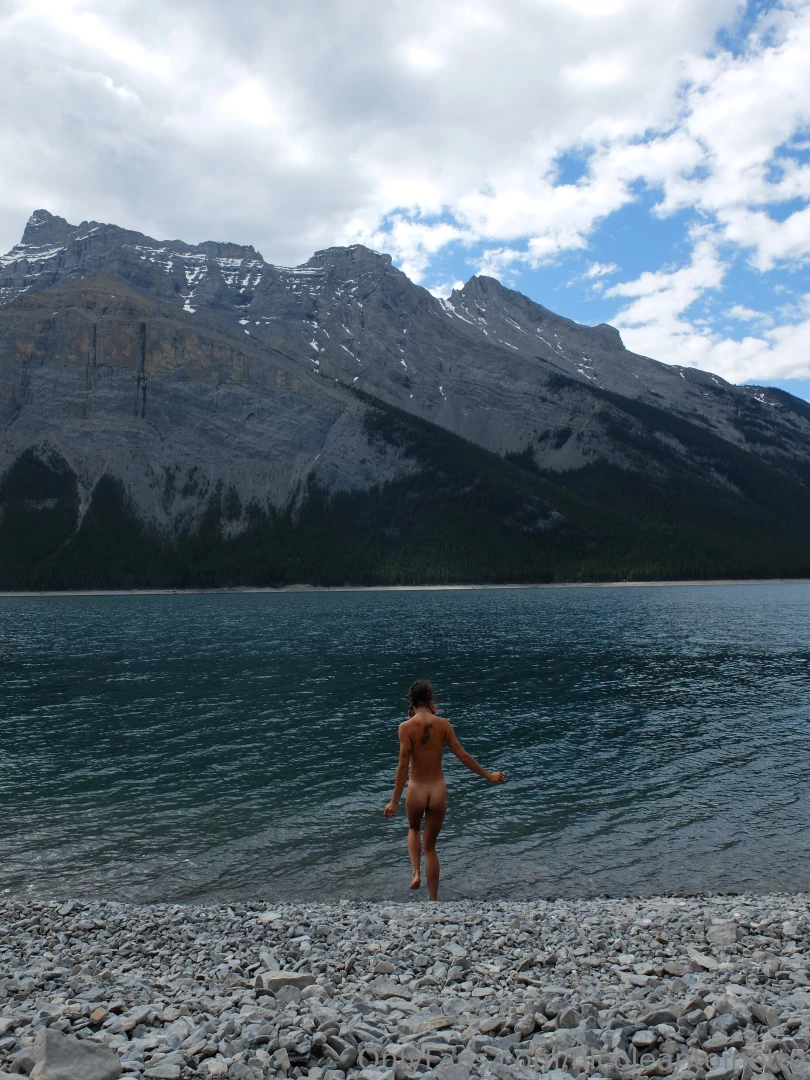 Back to swimming in glacial lakes my happy place 