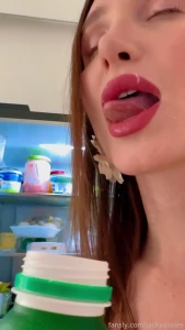 Left the fridge open too long but don t worry my booty kept things