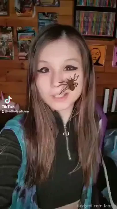 When i was trying hard to be a dancing tiktok minus the spider filter part 1 