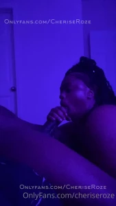 cheriseroze - Let me make love to the d the first clip of the late night action with 