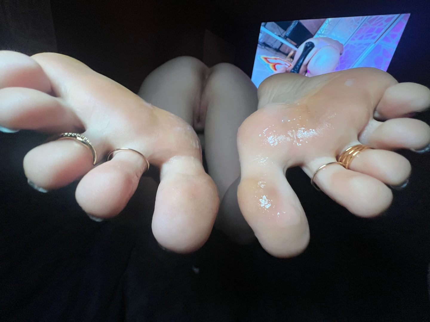 Squirt your cum on my feet while starring at my hairy asshole tags part 5 