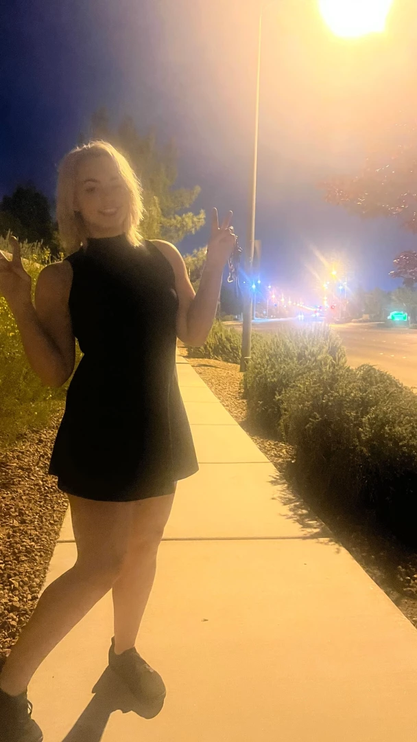 Got caught taking nudys on my walk earlier i think he was happy part 1 