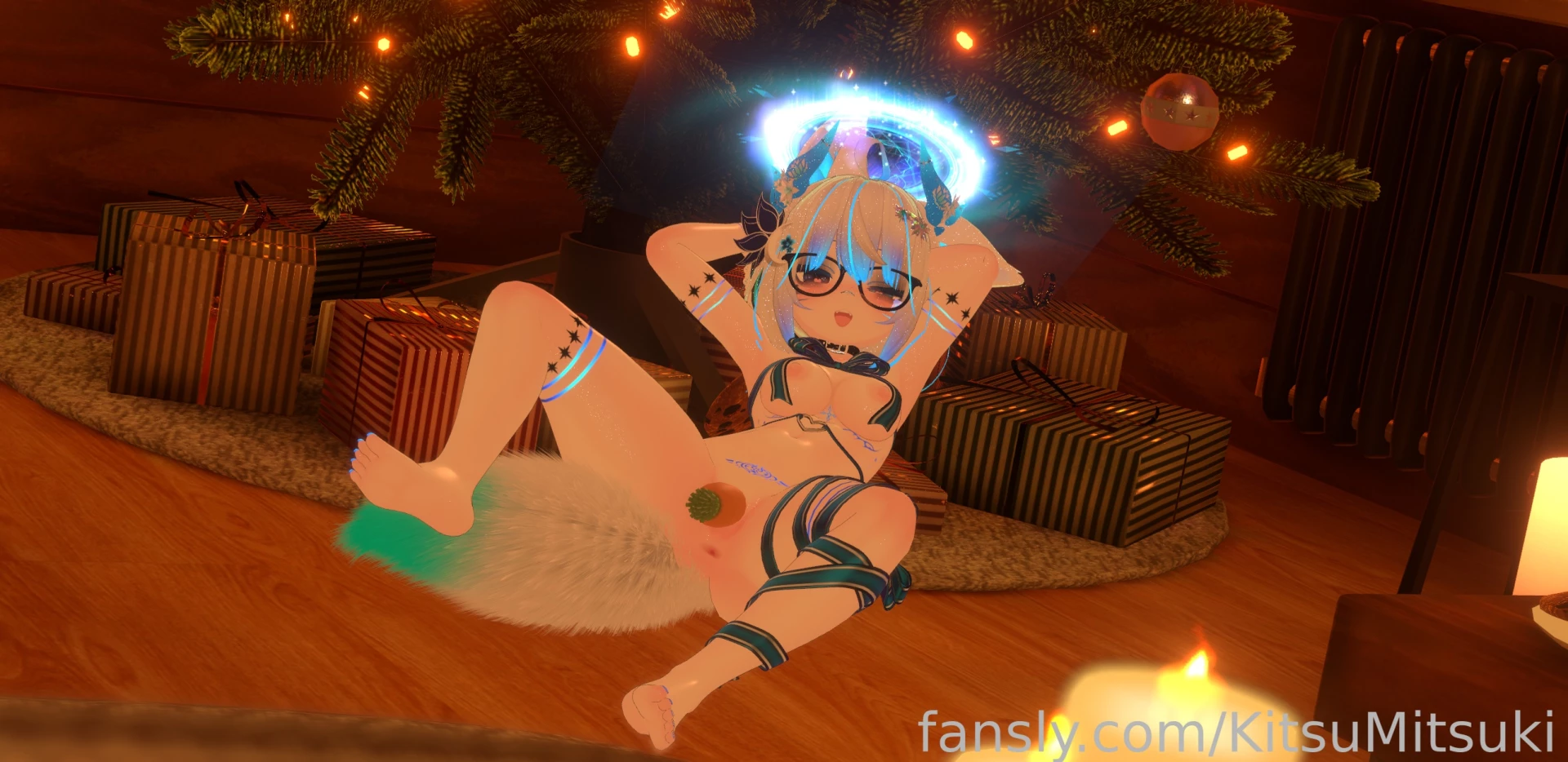 Don t stuff a stocking stuff a fox instead fyp kitsu vr vrchat 3d 