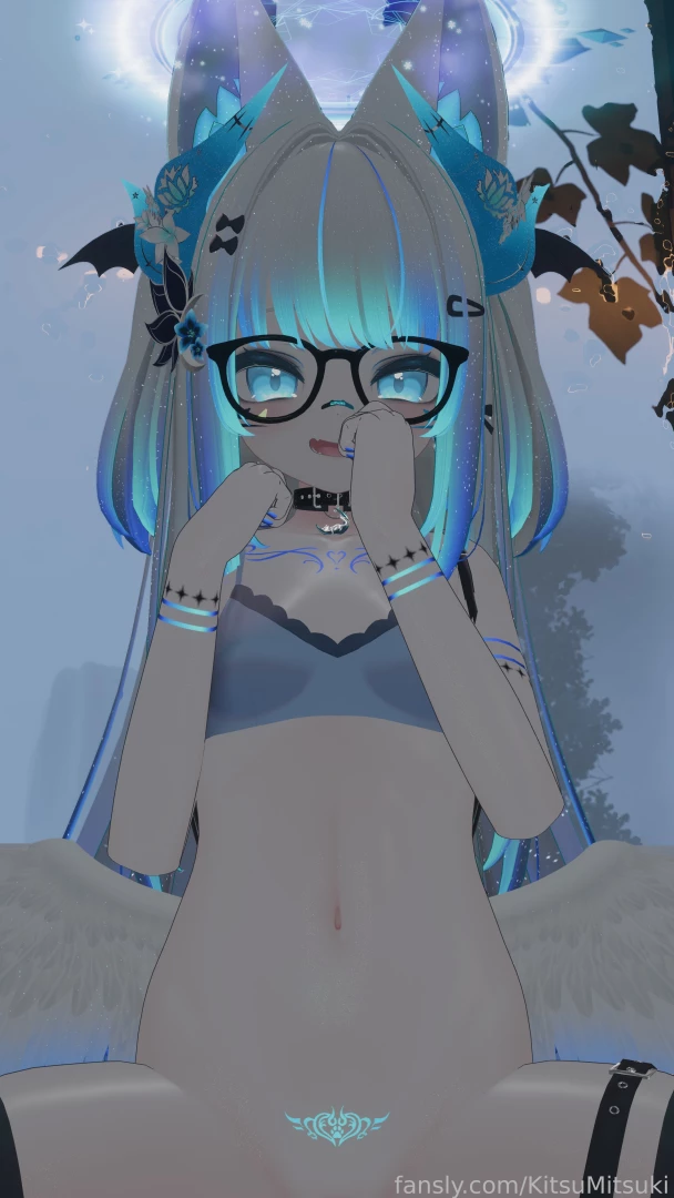Awaawwaa where do you think you re lookin fyp kitsu vr vrchat 3d anime part 1 