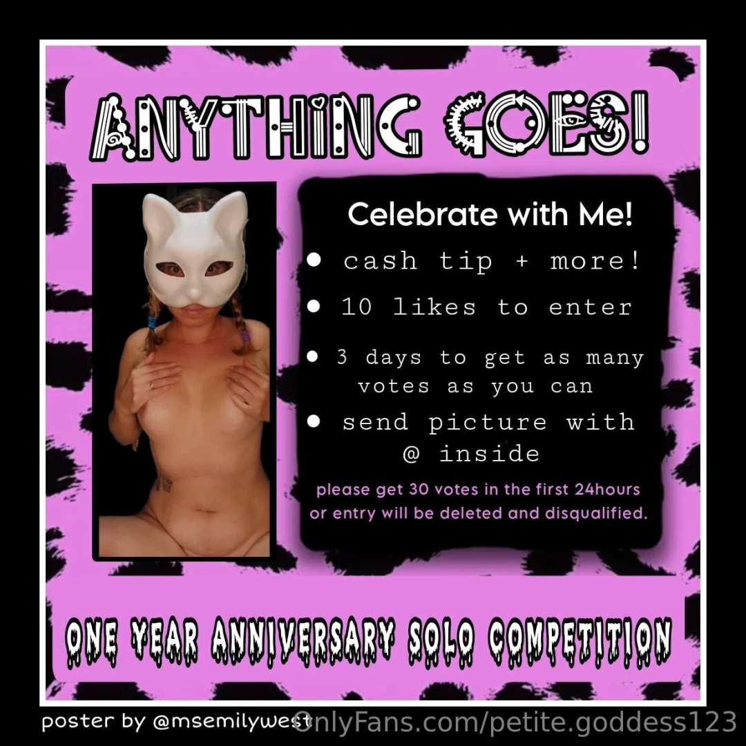 Mfnprincess cash prize solo anything goes solo time to celebrate a part 2 