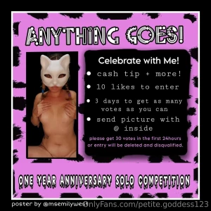 Mfnprincess cash prize solo anything goes solo time to celebrate a part 2