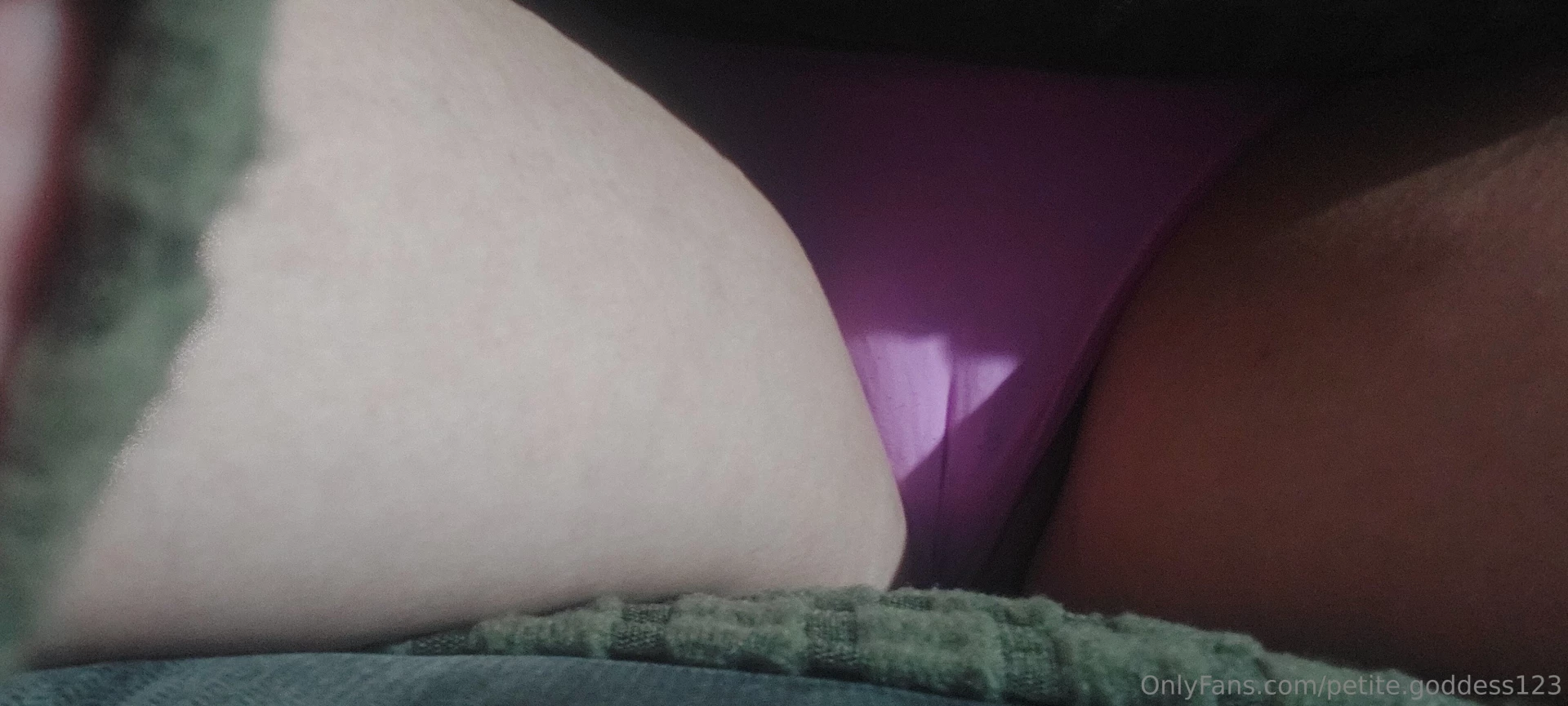 Look up my dress to find something pink 