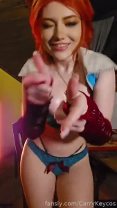 Triss or yen team cosplay readhead young perfecttits lingerie teen