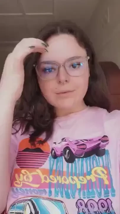 Happy friday glasses smile sfw brunette chubby fyp dimples piercings 