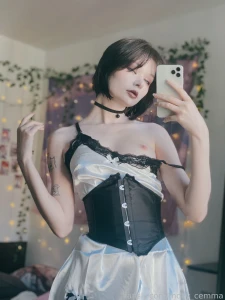 Shorthair egirl smalltits petite skinny tattoos part 1