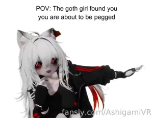 You aren t safe fyp foryou cute scary threat peg vr vrchat