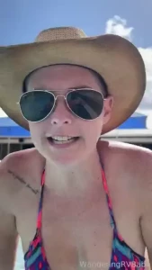 Look at that ass hanging out by the pool